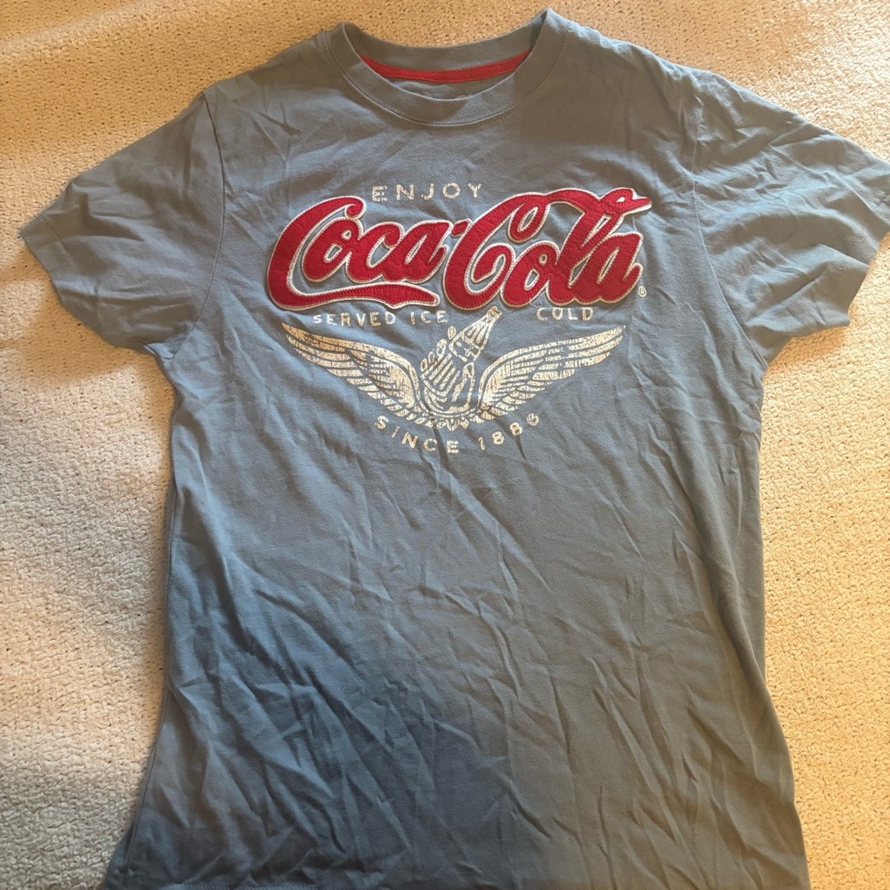 Coca-Cola Light Blue Cotton Tee